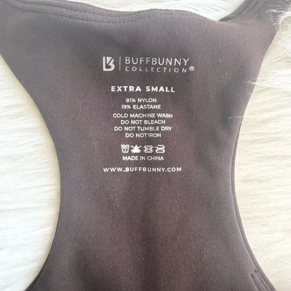 BuffBunny Dark Brown Sports Bra - Picture 3 of 3